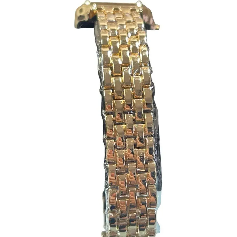 Luxury Gold Plated Zircon Square Quartz Watch